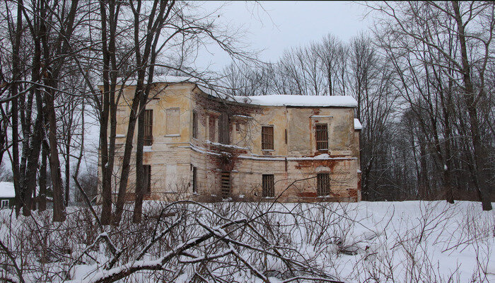 Никольское-Черенчицы, Флигель дома. Фото С. Рысенковой 23.01.2022