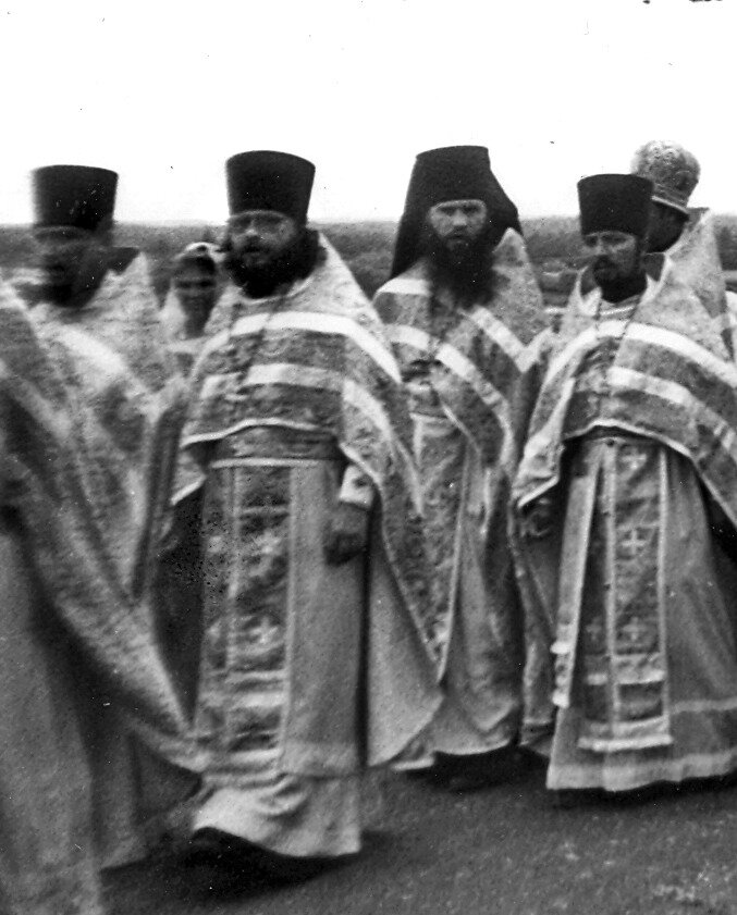 Отец Владимир - второй слева
