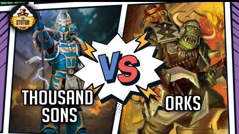 Thousand Sons vs Orks | Репорт 1500 pts | Warhammer 40000