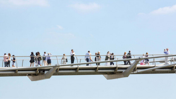 Мост Миллениум (Фото: fosterandpartners.com)  
