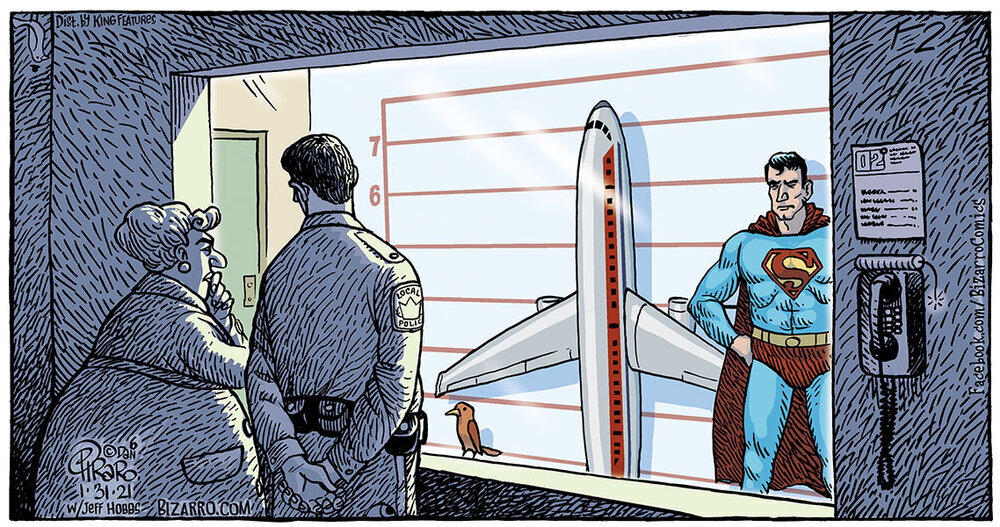 Это самолет Это, птица . Комиксов про Супермена, 10 смешных.
