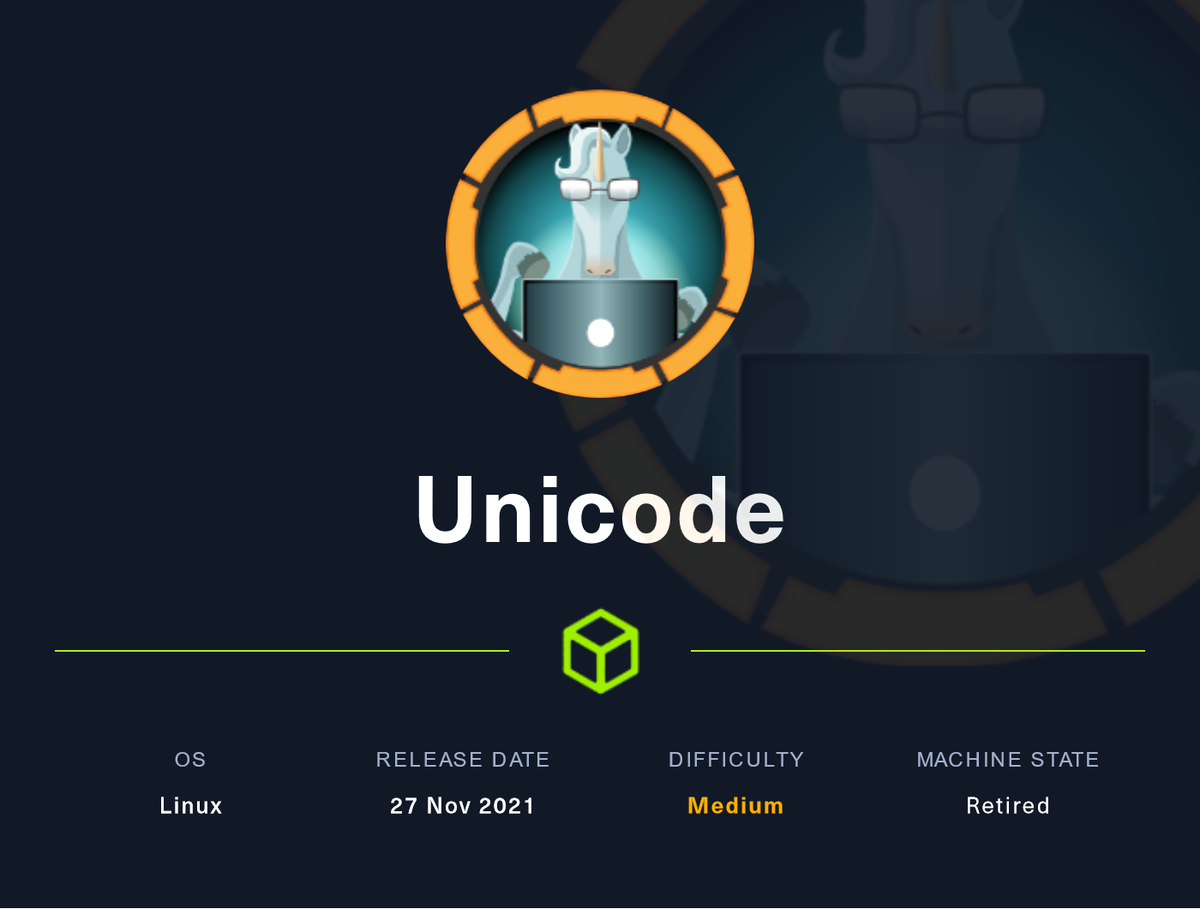 Прохождение Medium машины Unicode на Hack The Box (HTB)