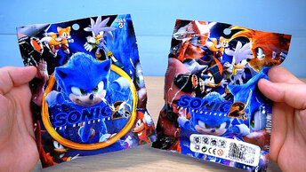 Какой Соник попадется в пакетике сюприз по фильму Sonic 2 movie 01