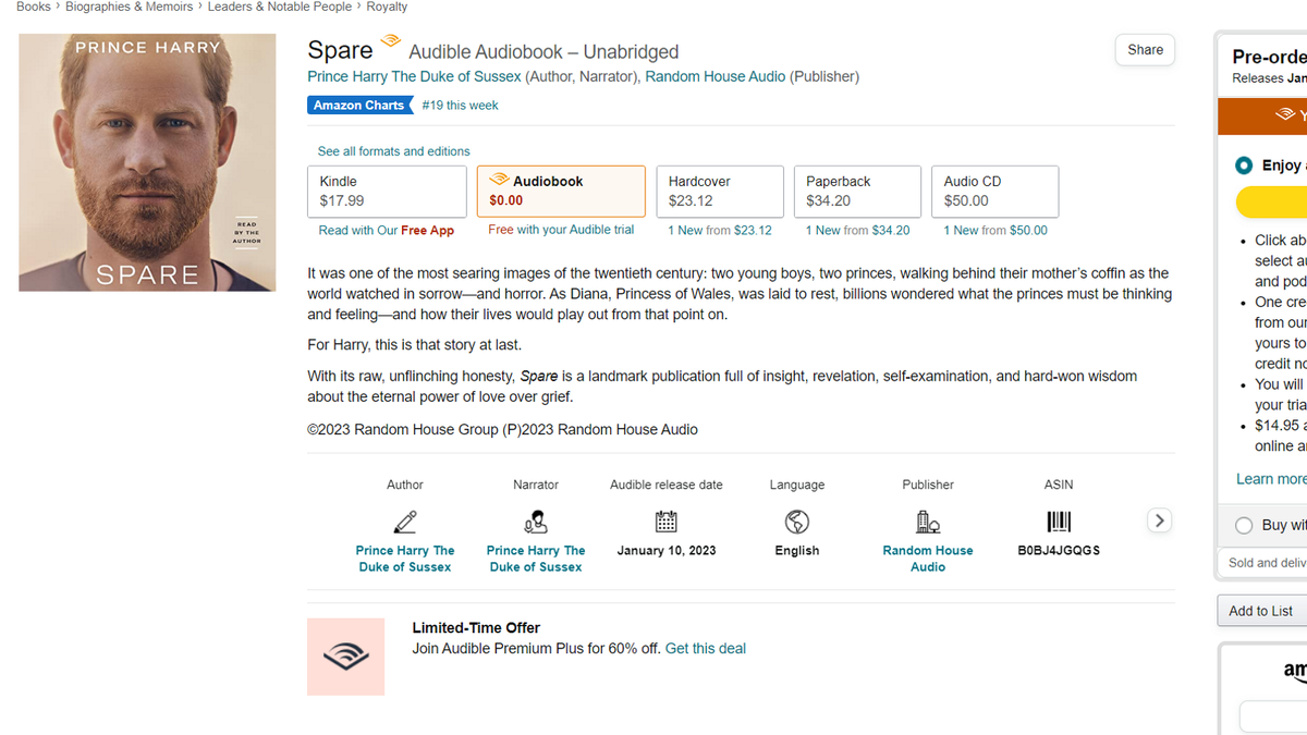 Скиншот с Amazon