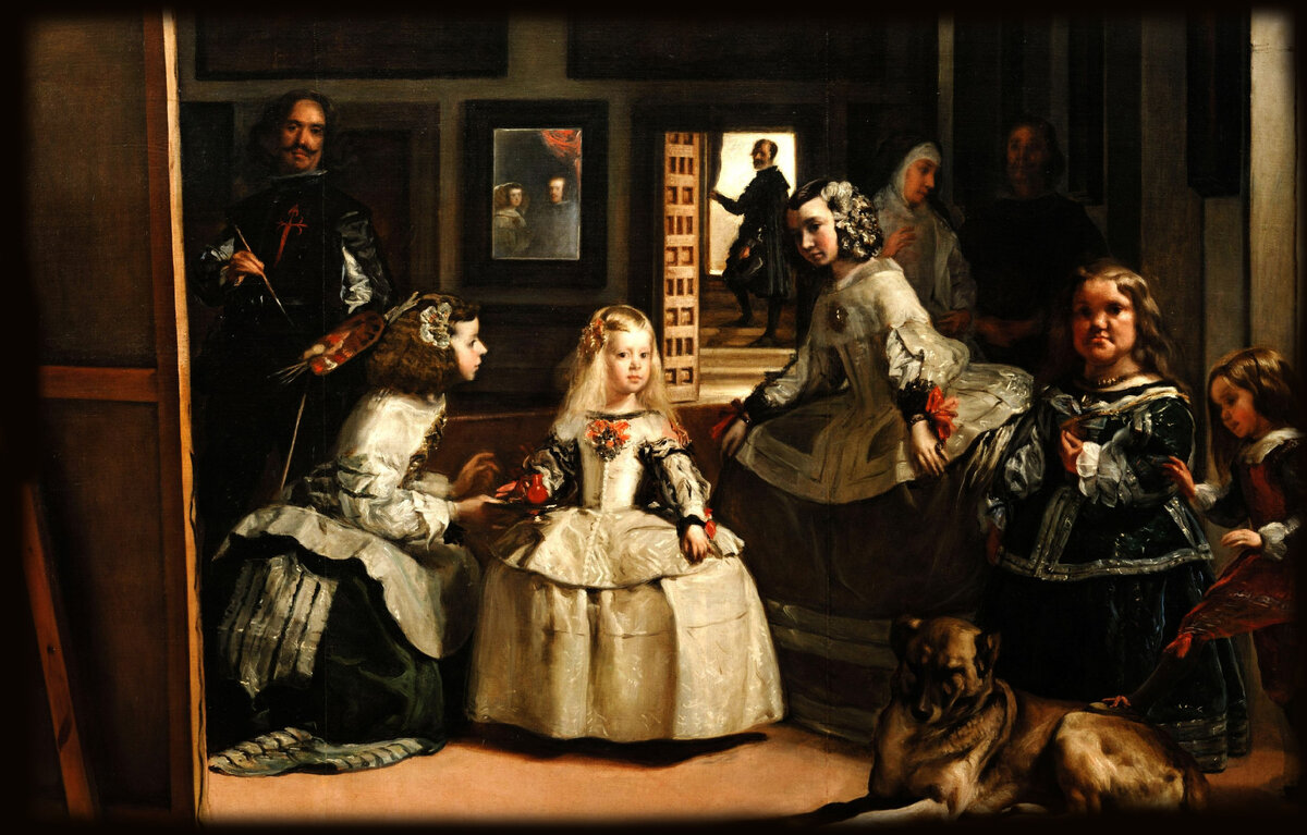 Приветствую читателей и гостей моего канала. Сегодня расскажу вам кратко о пяти картинах известных художников, которые многие наверняка знают. 1. Первая картина : Диего Веласкес "Менины",1656 года.