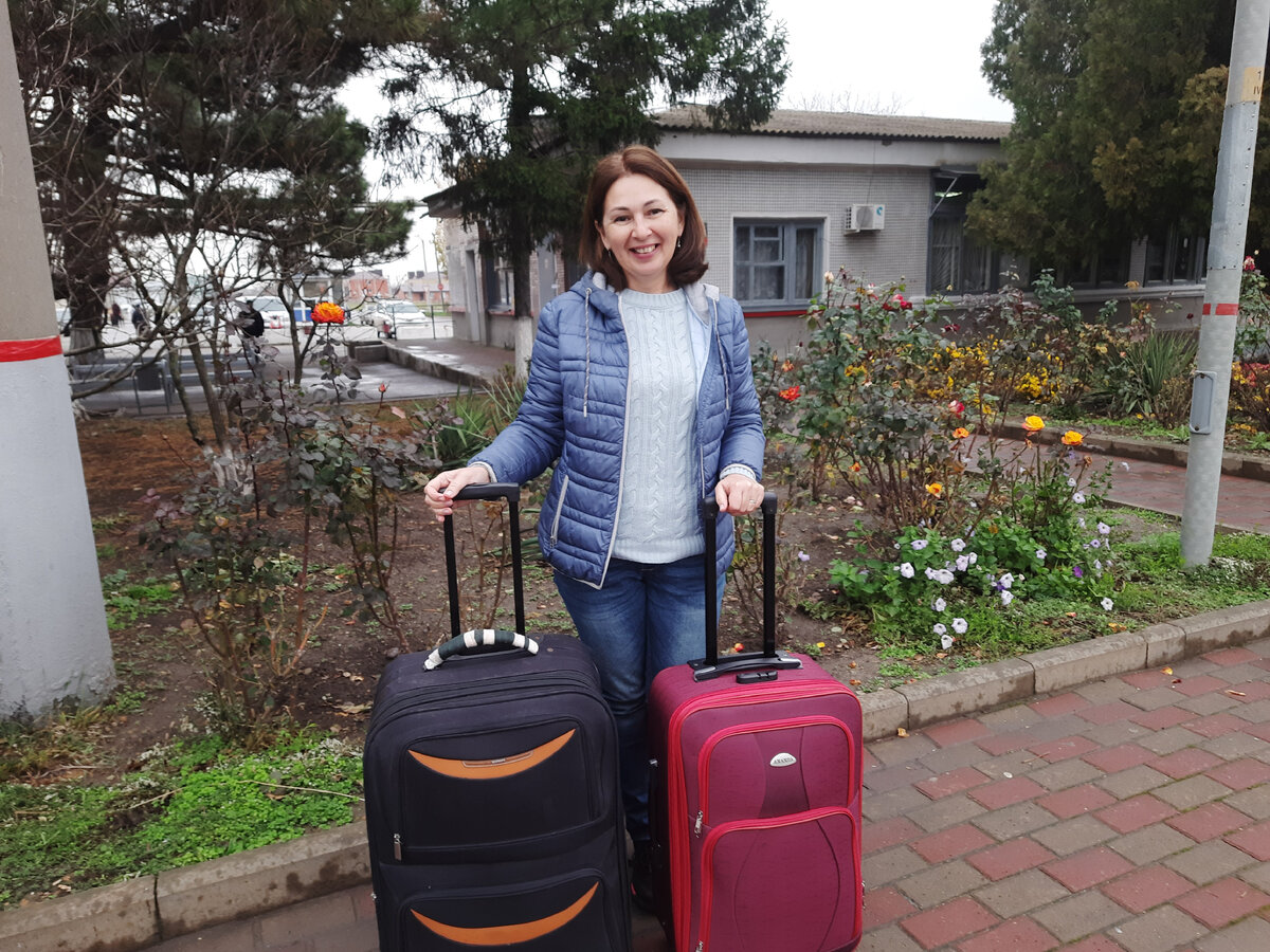 А это из Ейска уезжаем, за день до Москвы