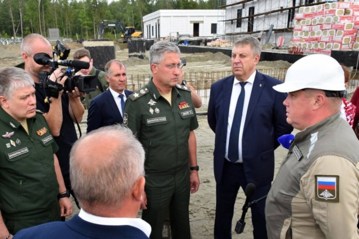    МО: первый из шести строящихся военных госпиталей сдадут в Брянске в ноябре