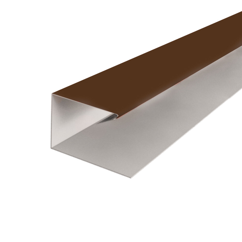 П-планка или J-профиль это самый распространённый доборный элемент при отделке фасада дома. Его используют и как стартовый элемент, и как финишную планку под окнами, и даже на внутренних углах.