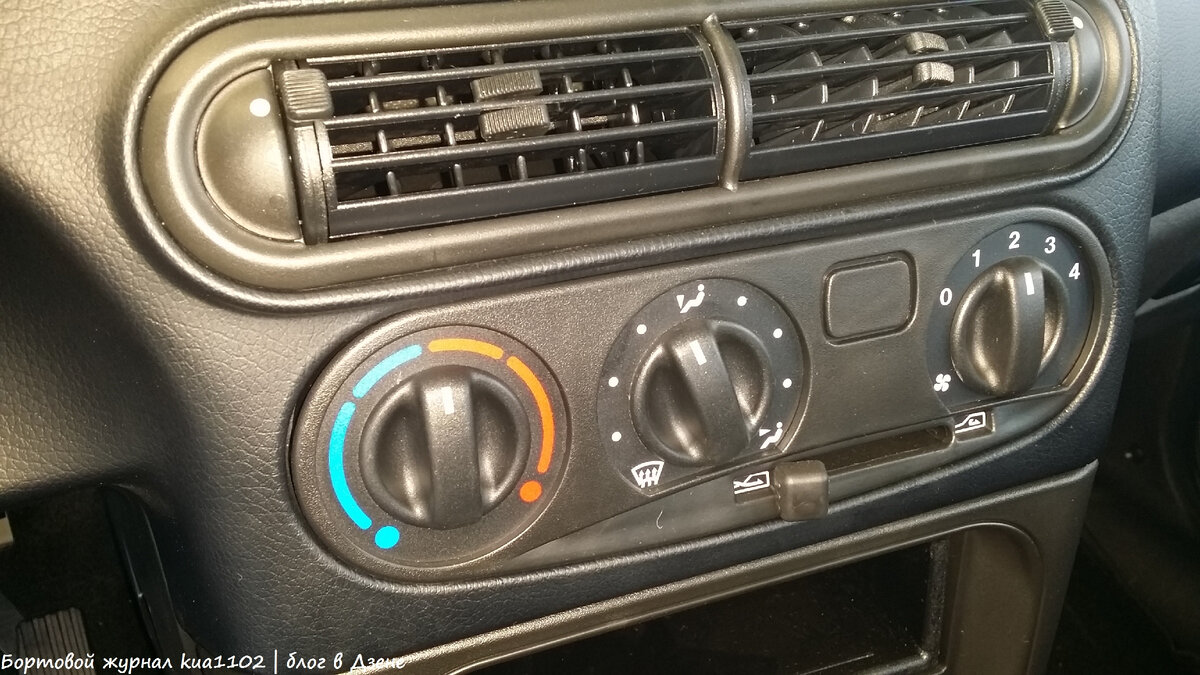 Блок управления кондиционером в LADA Niva. Автор фотографии kua1102