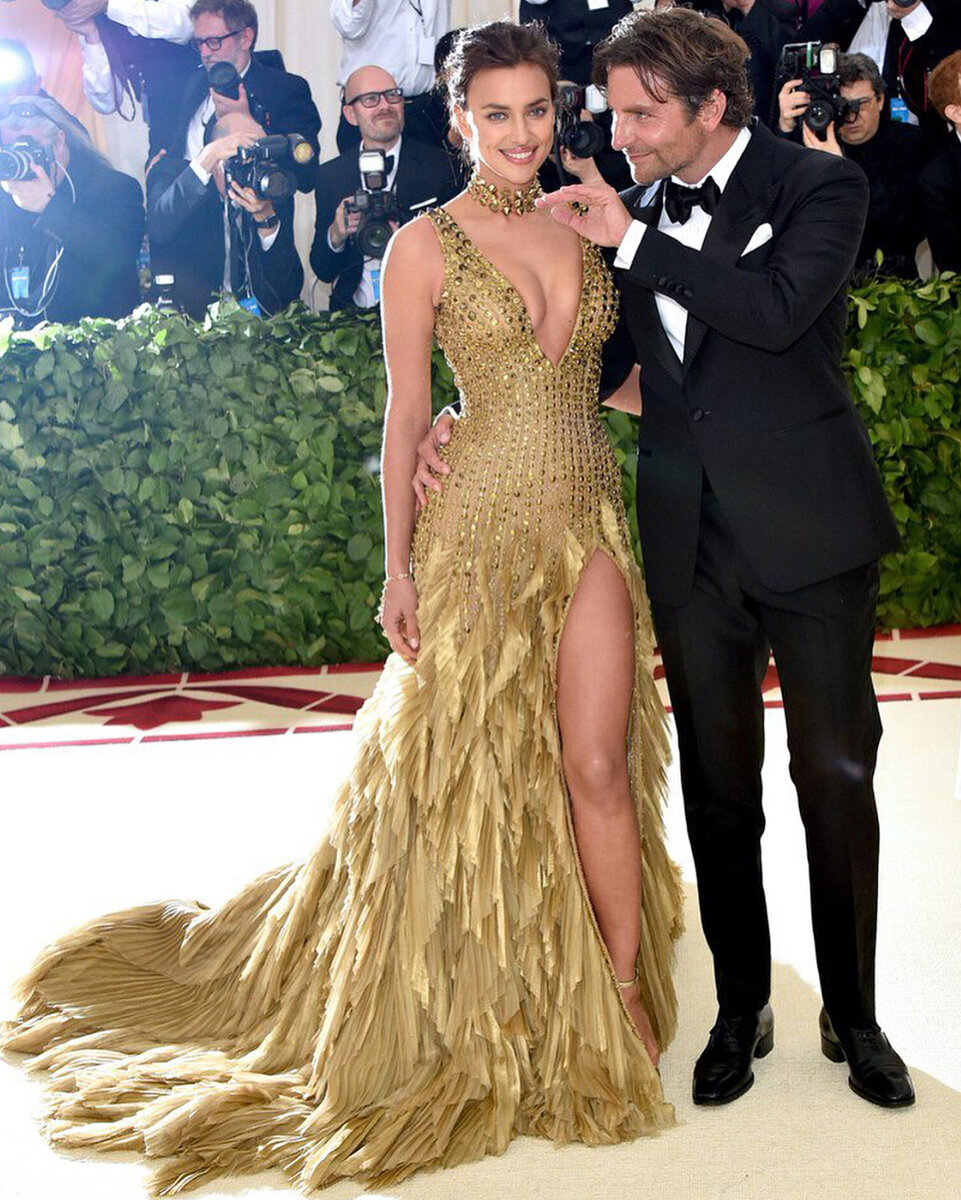 Ирина Шейк и Брэдли Купер met Gala 2018