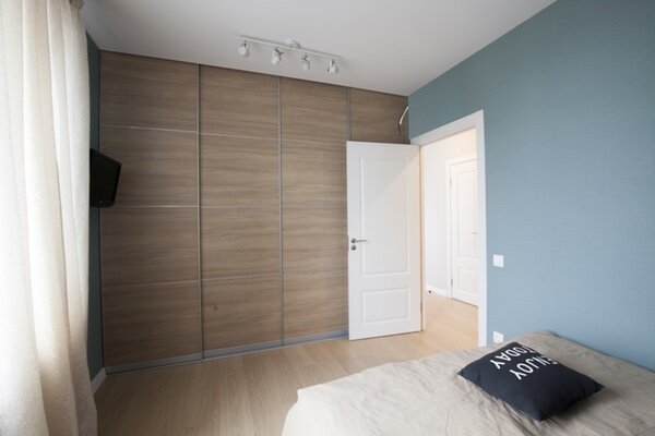 Спальня и гардеробная в «Европейской квартире за рубли»