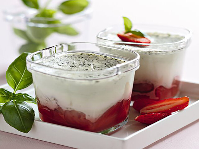 Yoghurt panna Cotta