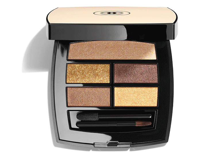 Chanel, палитра теней для век с эффектом естественного сияния Les Beiges Healthy Glow Natural Eyeshadow Palette, оттенки: Light, Medium, Deep