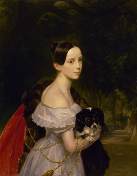 Карл Брюллов. Портрет великой княжны Александры Николаевны. 1837−1844