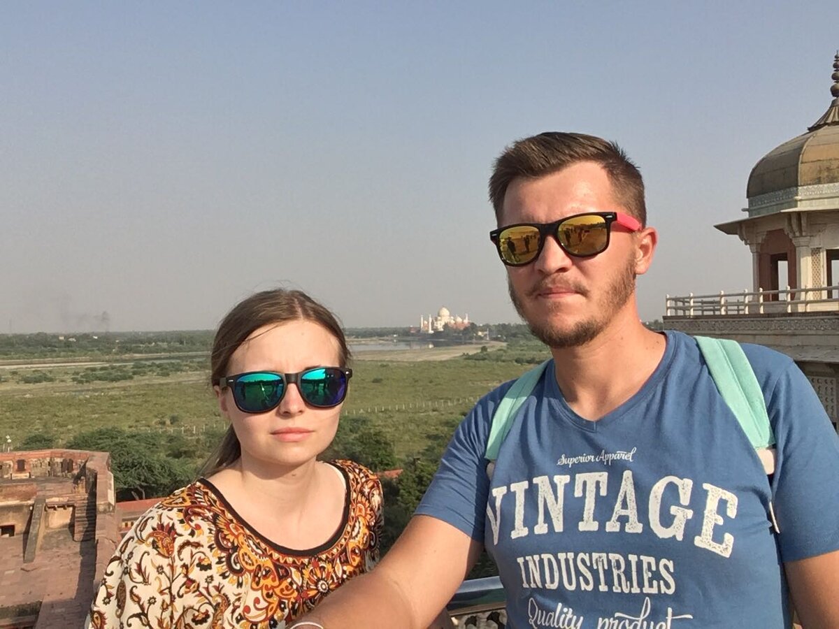 Вид на Тадж-Махал