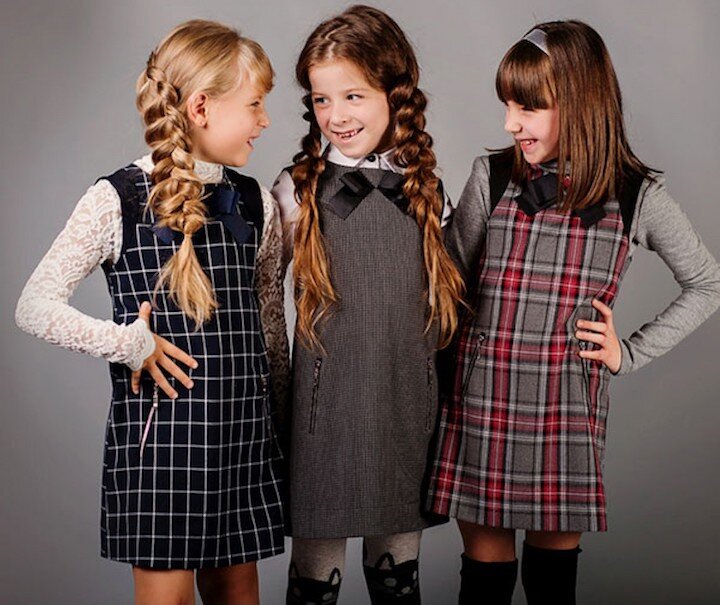 Школьные сарафаны для девочек