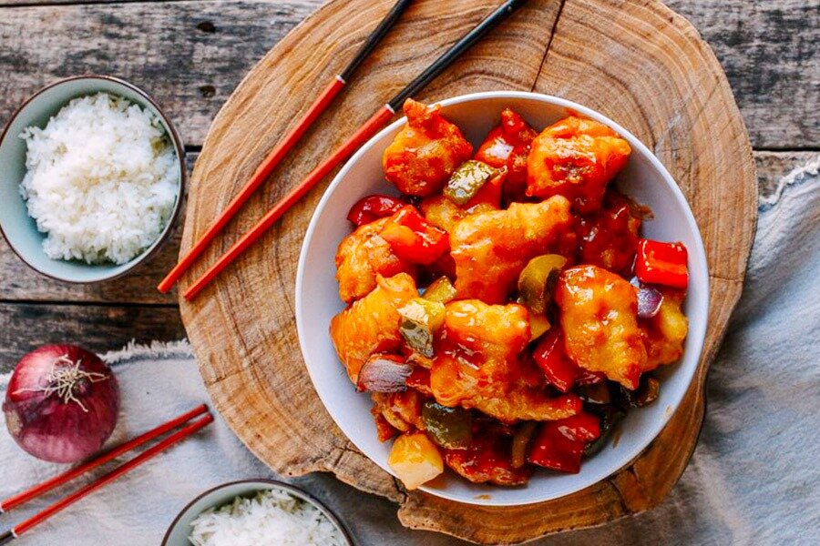 Рецепт китайского сладкого мяса. Го Бао Джоу. Свинина габаджоу. Китайский габаджоу. Китайская кухня габаджоу.