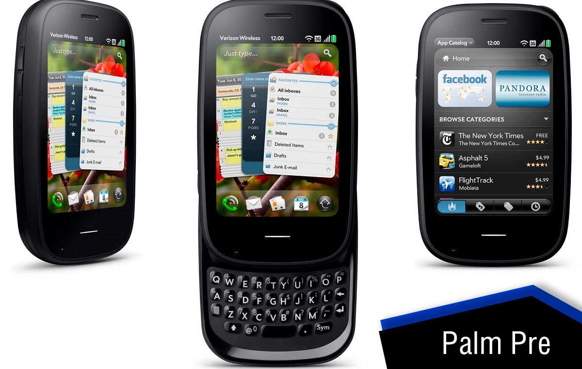 Смартфон, оказавшийся на стыке двух миров – всё ещё слайдер с физической клавиатурой, но уже с мультитач-экраном и многозадачностью