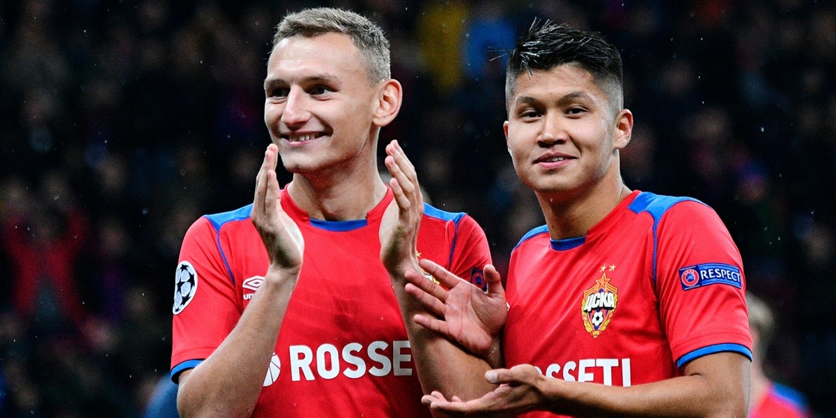 Федор Чалов и Ильзат Ахметов "ЦСКА"