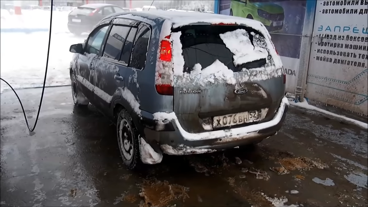 Грязные автомобили зимой