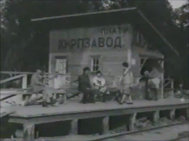 Платформа "Кирпичный завод" на Соловках.