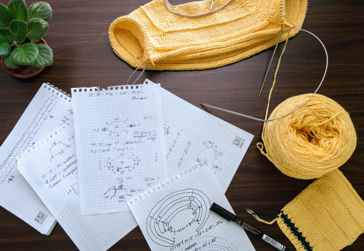 Расчет реглана для детского пуловера.