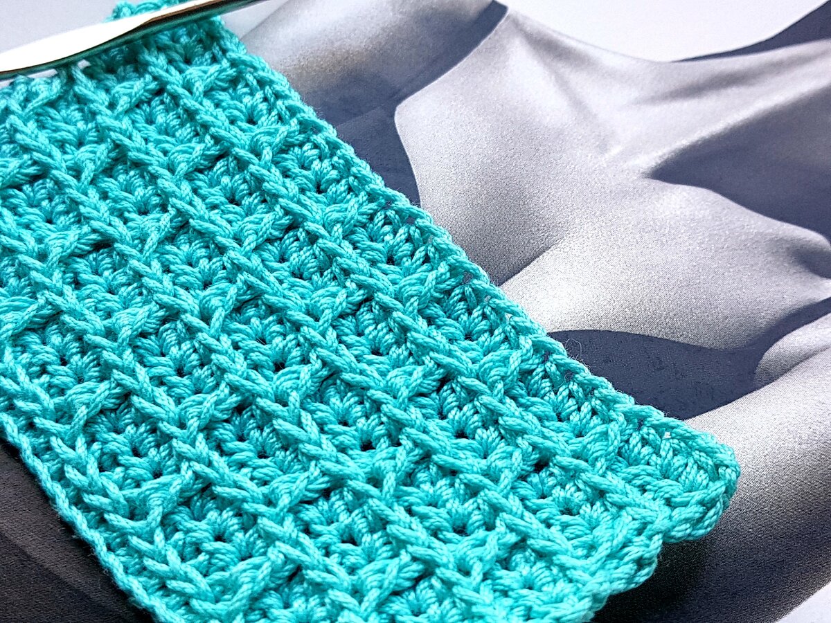 3D узор крючком