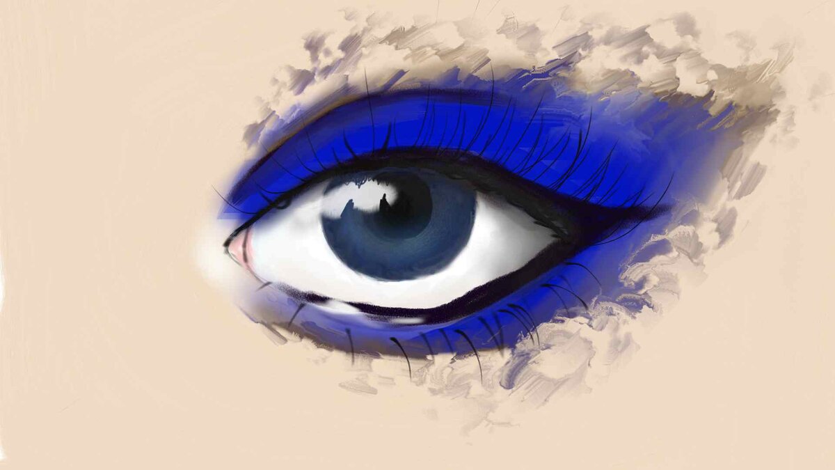 Как подбирать тени к голубым глазам