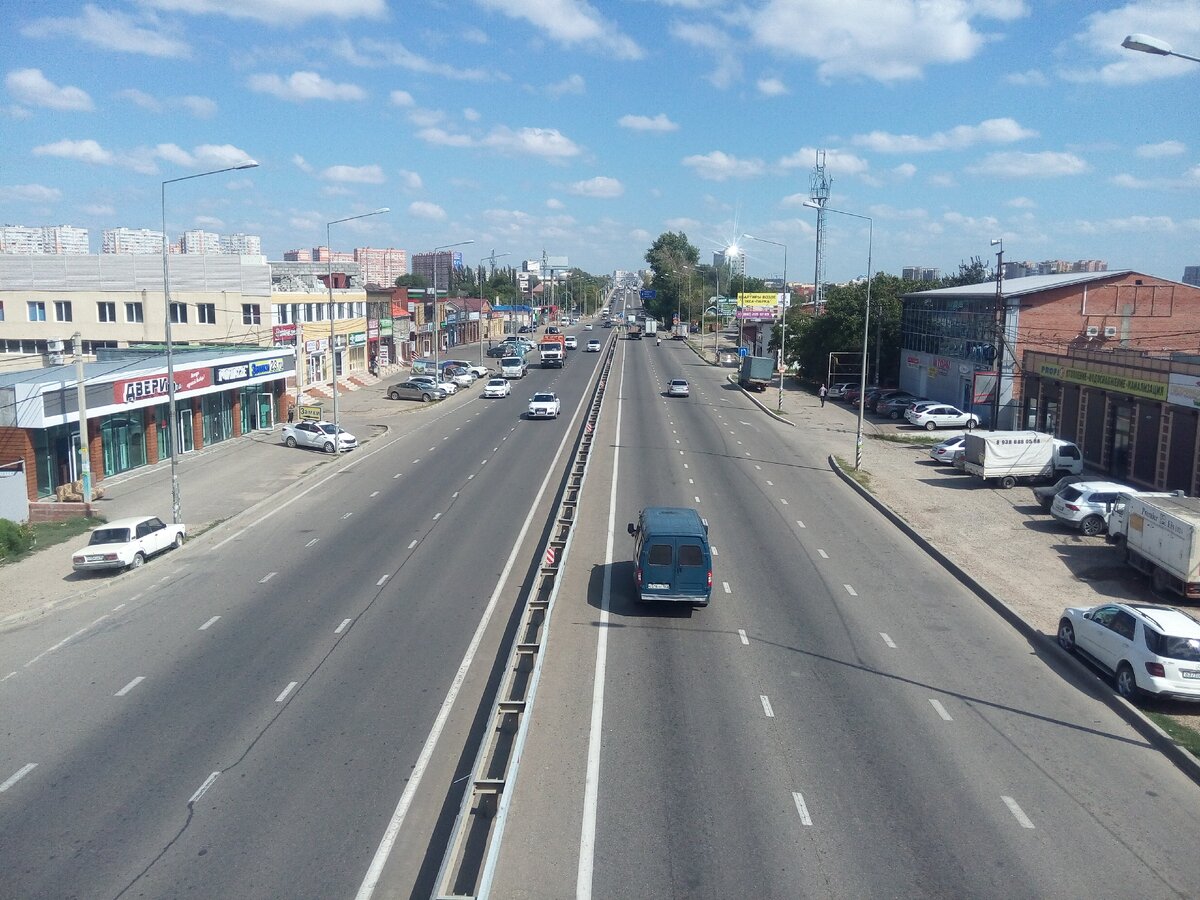 Дорога из Адыгеи в Краснодар