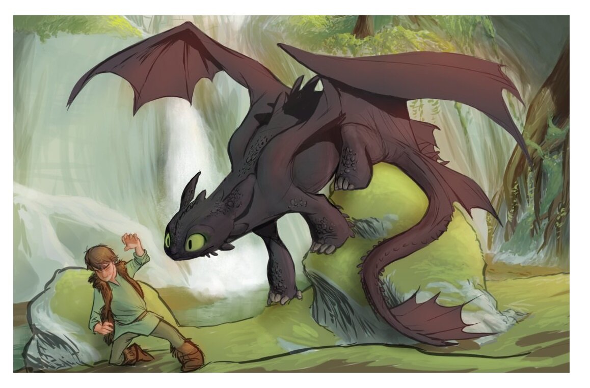 Начало дружбы Иккинга и Беззубика