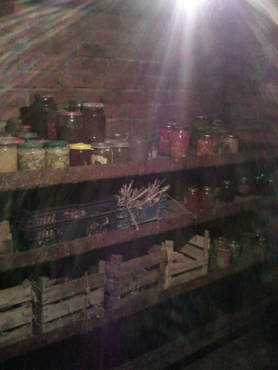 Часть стратегических запасов. Погребок.