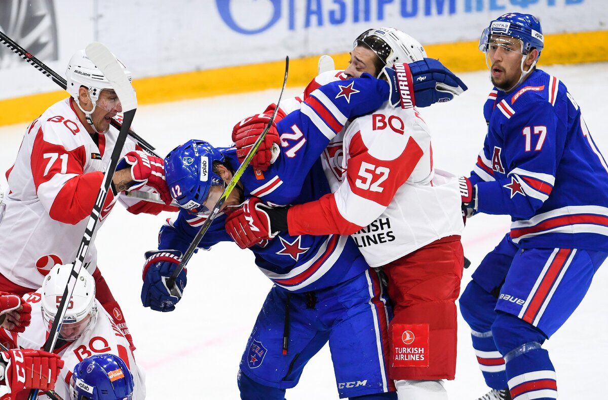 КХЛ. Спартак – СКА: удача в этом противостоянии снова улыбнется гостям?