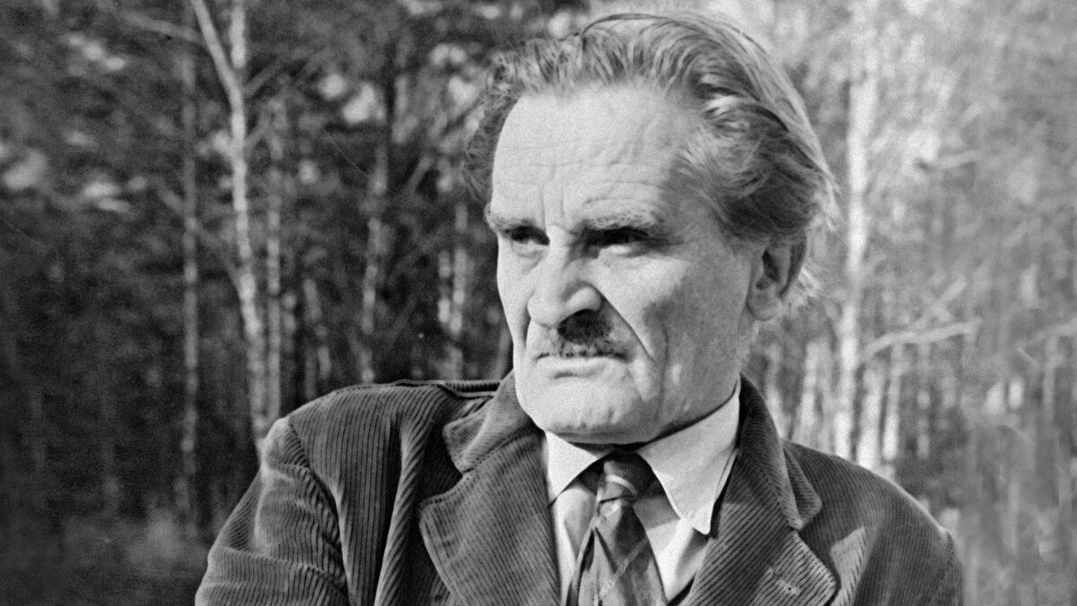 Юрий Олеша в старости