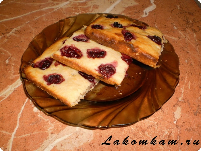 Манник на кефире без яиц