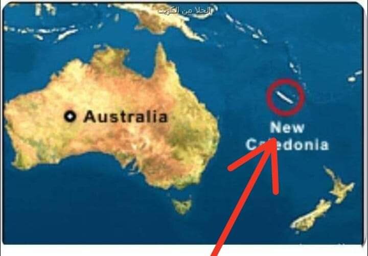Нова каледония на карте. Новая Каледония на карте. Остров новая Каледония на карте.