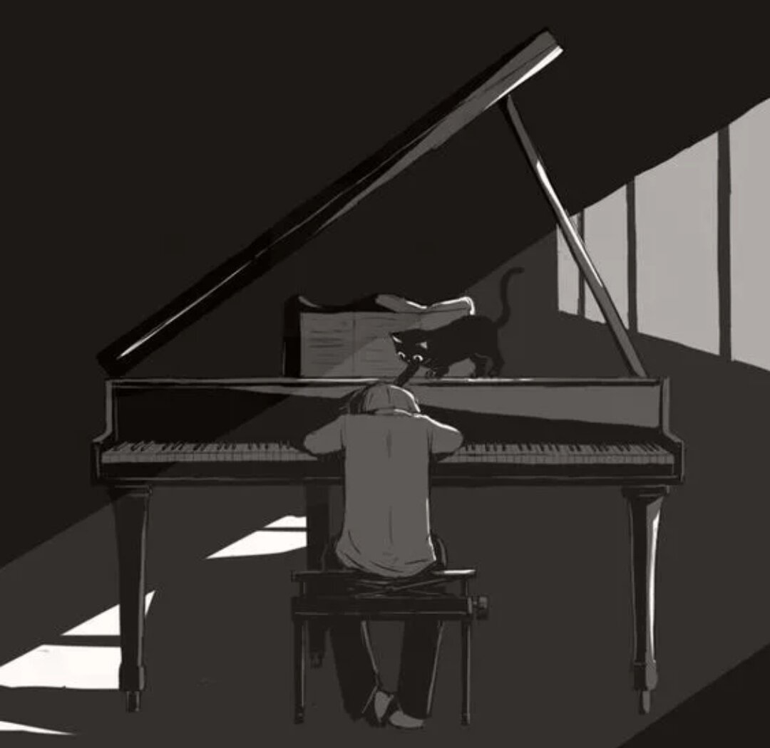 Аниме-арт из открытого источника vk.com, автор не найден. 