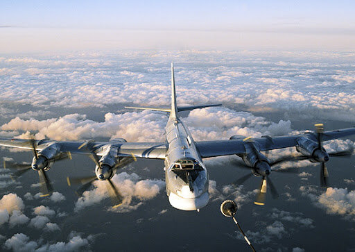 Ту-95 МС  в воздухе