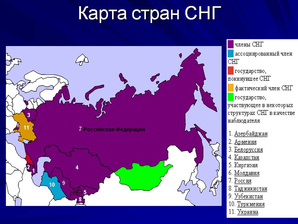 Страна снг не имеющая границу с россией