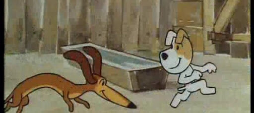 Рекс и его подруга такса