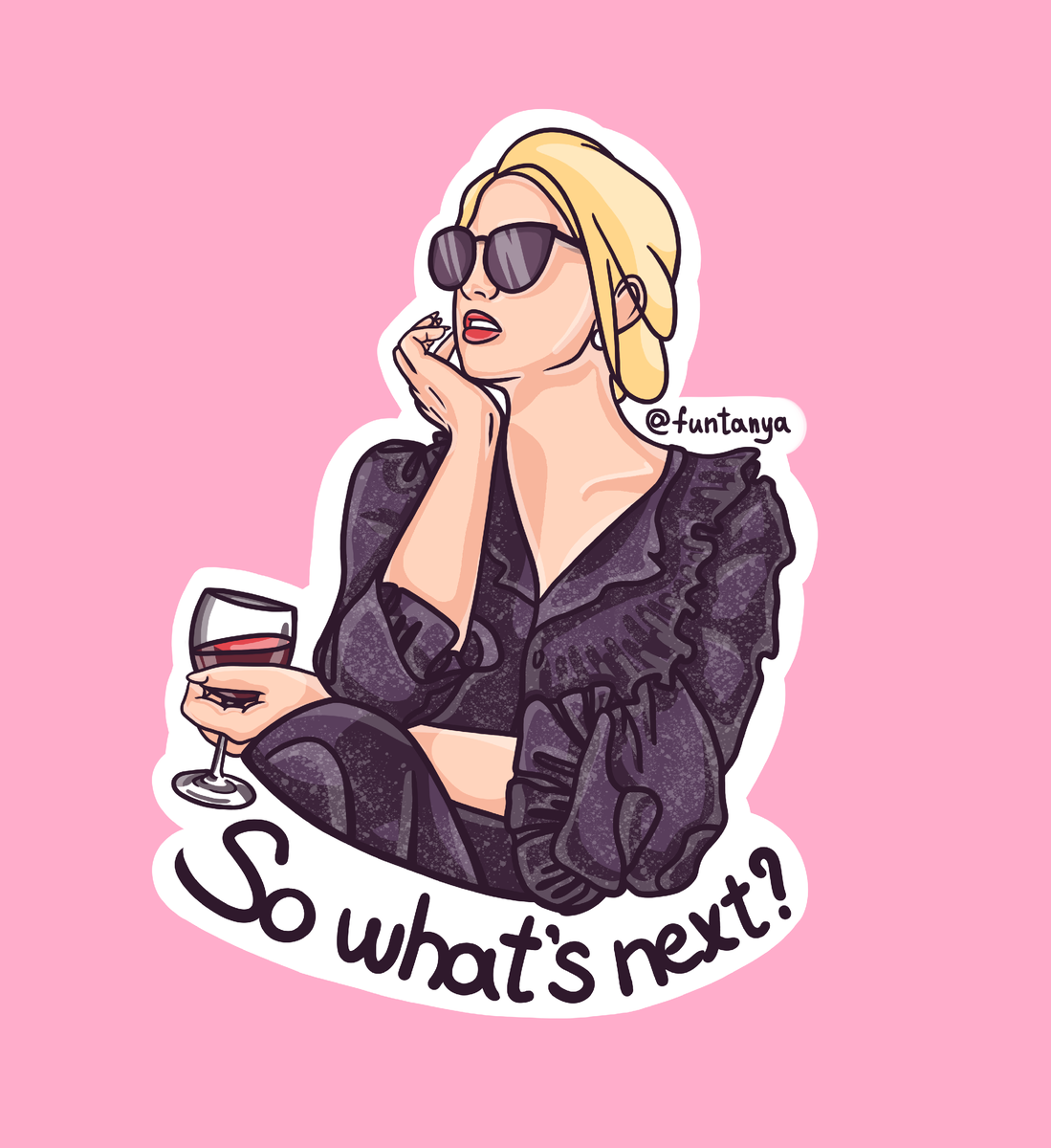 Стикер сделан на заказ.