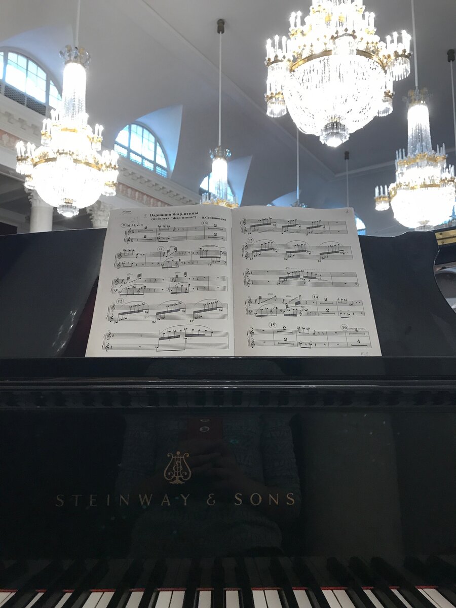 Репетиция в Большом Зале Филармонии (Санкт-Петербург)