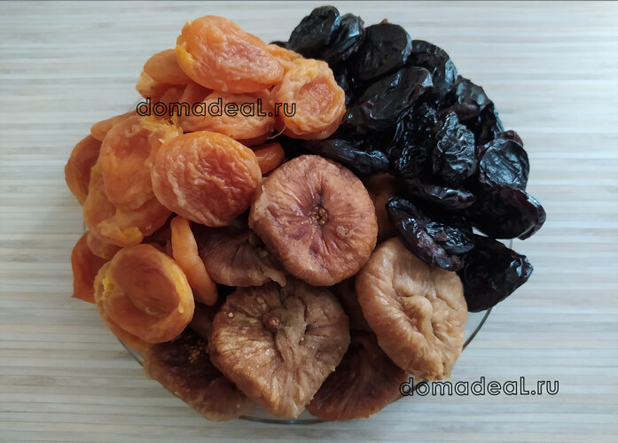 моя тарелка с сухофуктами