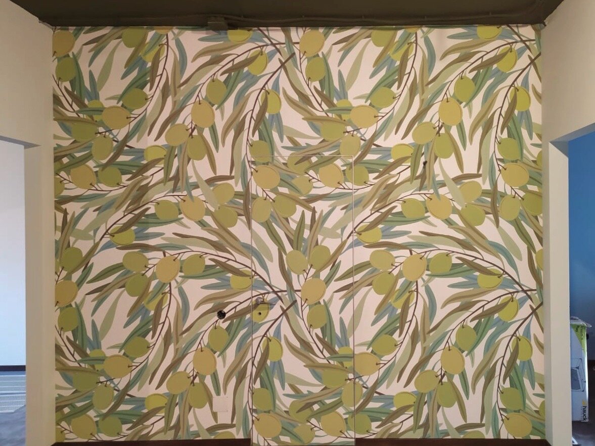 Дизайнерские обои "ОЛИВА" от "Пеночка. Живой Дом."  