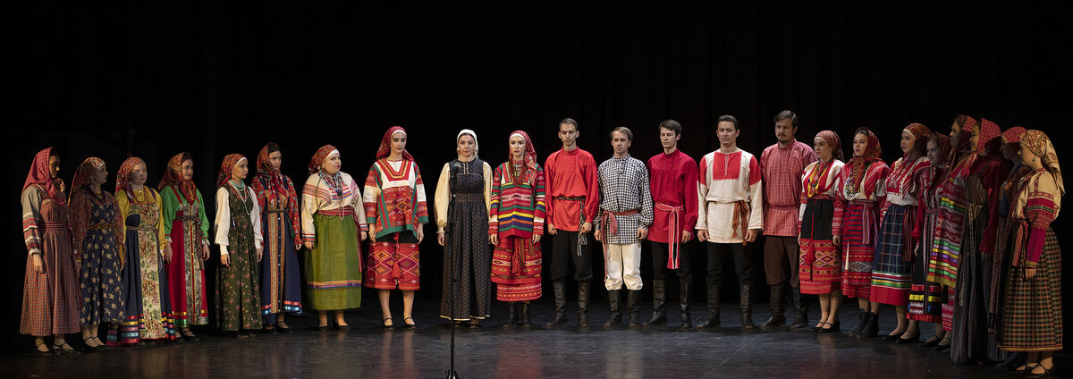 Народный хор кафедры народного пения и этномузыкологии СГК имени Л. В. Собинова, состав 2 июня 2021 года