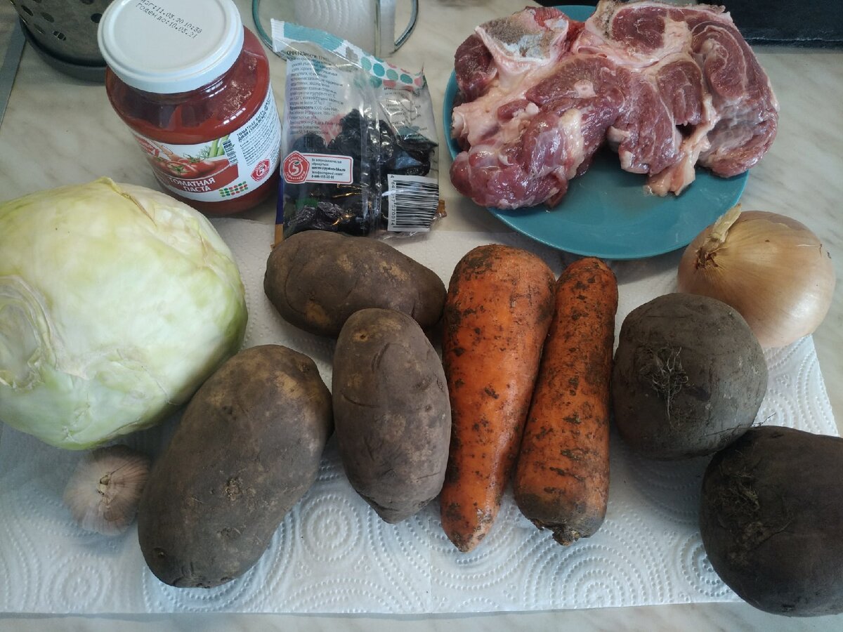 Готовил на двоих на несколько дней.