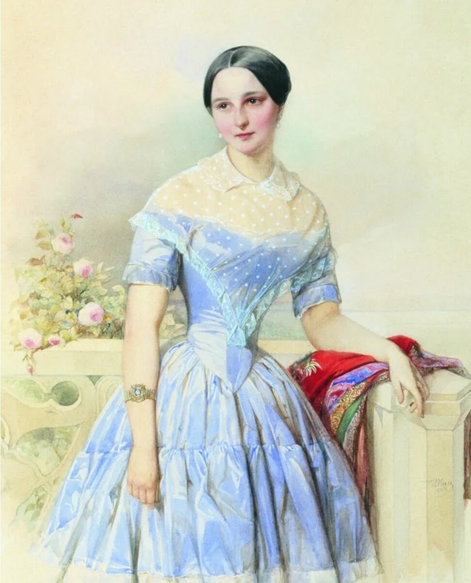 Аврора Карловна Шернваль, Художник: В.И. Гау, Источник: mstrok.ru