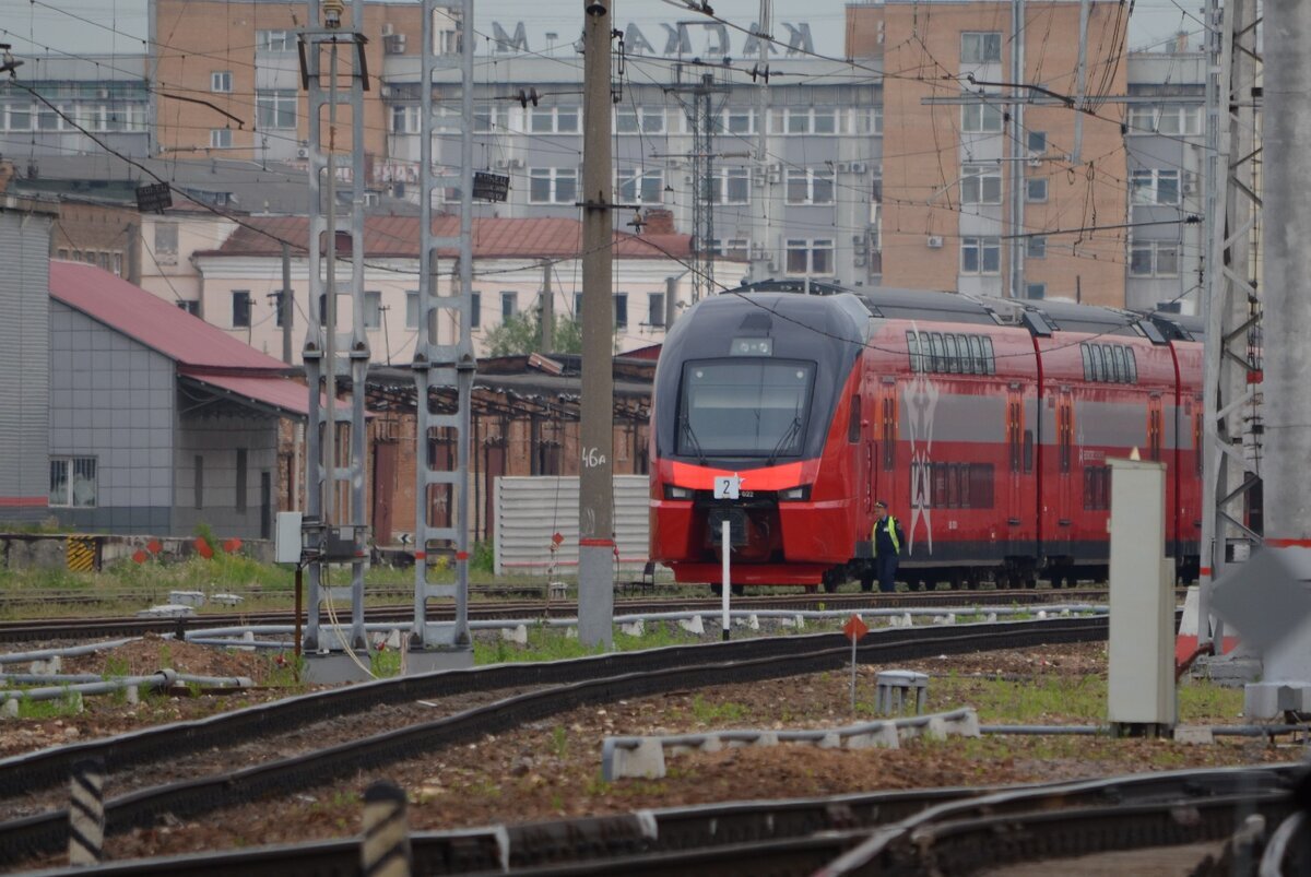 Шл=тадлер на запасном пути ст. Москва-Бутырская.