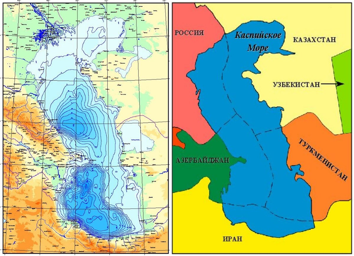 Каспийское море какое