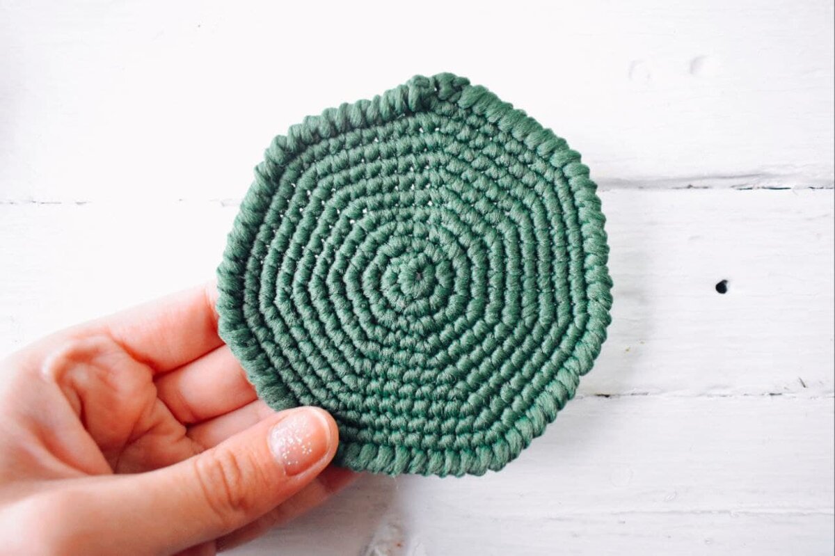 3. Вязание крючком, набор для чаепития