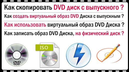 Как скопировать CD DVD